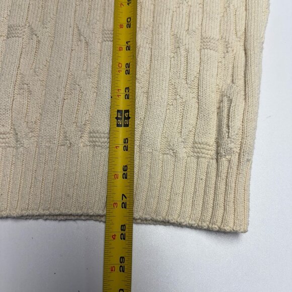 Vintage Nutmeg Mills NBA Knit Sweater Mens XL 23.5x27.5 V Neck New With Tags - Picture 8 of 8